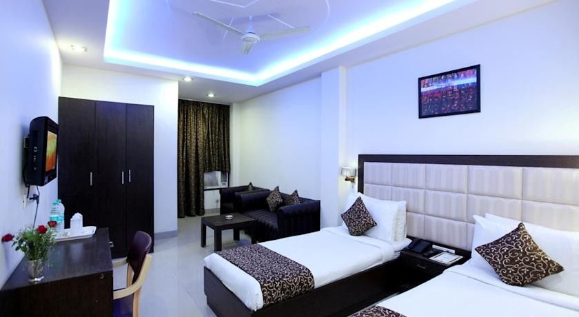 Hotel The Rts Plaza Neu-Delhi Exterior foto